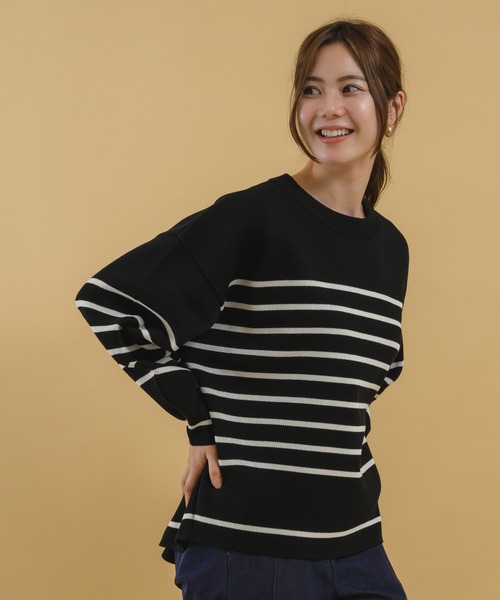 「KATHARINE ROSS」 長袖ニット MEDIUM グリーン レディース_画像4
