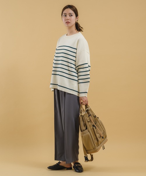 「KATHARINE ROSS」 長袖ニット MEDIUM グリーン レディース_画像8
