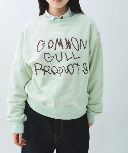 common gull products. トレーナー スウェット ブランコに乗ったcommon