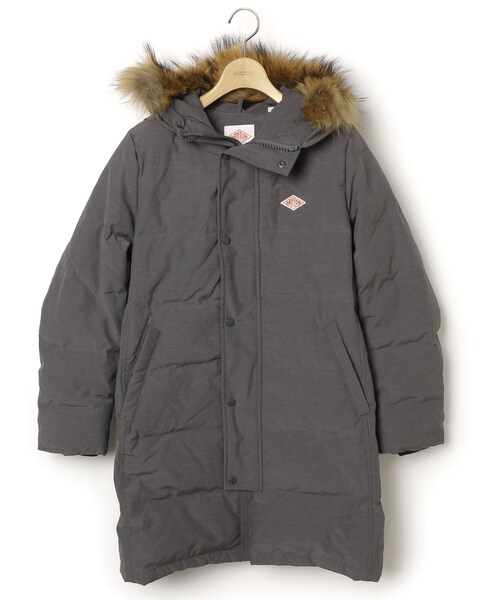 Danton（ダントン） ダウンコート 38 グレー レディース : ZOZOTOWN