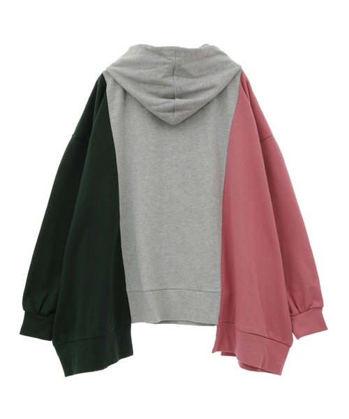 「Candy Stripper」 プルオーバーパーカー 2 ピンク レディース_画像6