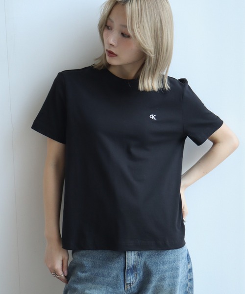   カルバンクライン tシャツ レディース トップス 楽天市場】カルバンクライン（Tシャツ・カットソー｜トップス