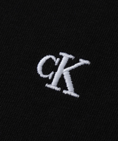 tシャツ 「Calvin Klein/カルバンクライン」ショートスリーブ モノグラム ロゴ クルーネックT レディースの画像