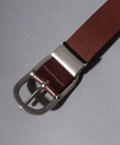 Levi's（リーバイス） ベルト 別注 本革 サークルバックル 35mm レザー