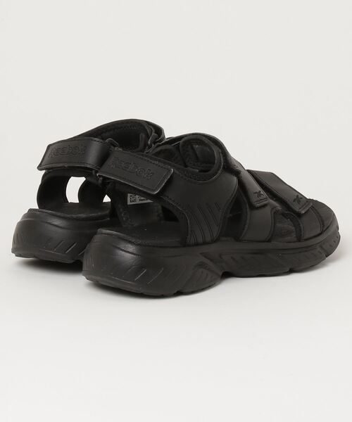 「Reebok」 サンダル 23.5cm ブラック×ブラック メンズ_画像4