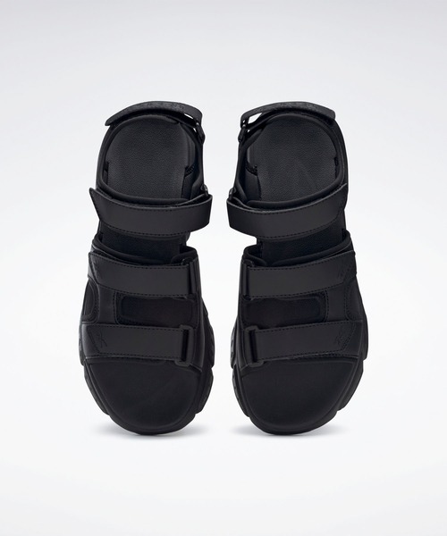 「Reebok」 サンダル 23.5cm ブラック×ブラック メンズ_画像7
