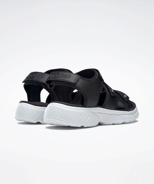 「Reebok」 サンダル 23.5cm ブラック×ブラック メンズ_画像9
