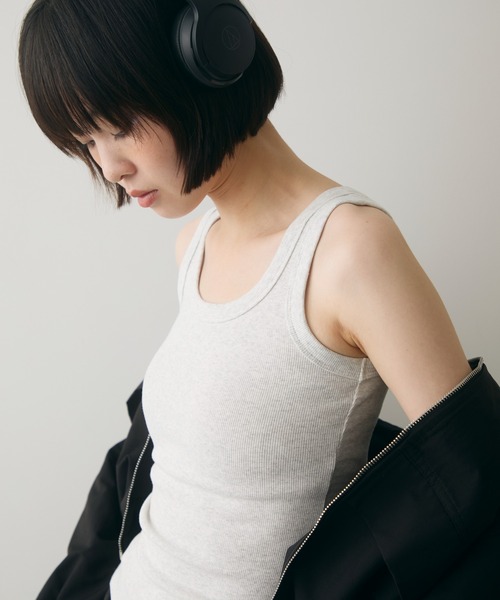 【ほぼ未使用】drawingsnambers タンクトップ full/fill. タンクトップ ノースリーブ amesuri rib tank/アメスリリブ