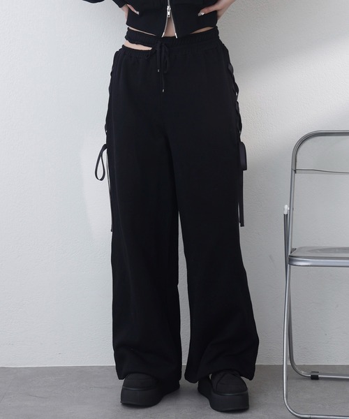 one after another NICE CLAUP スウェットパンツ ジャージ サイド