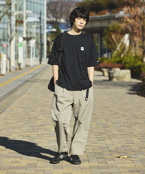 tシャツ 限定展開 Columbia×FREAK'S STORE/コロンビア 別注 インペリアルパーク バックプリント クルーネックTシャツ メンズの画像