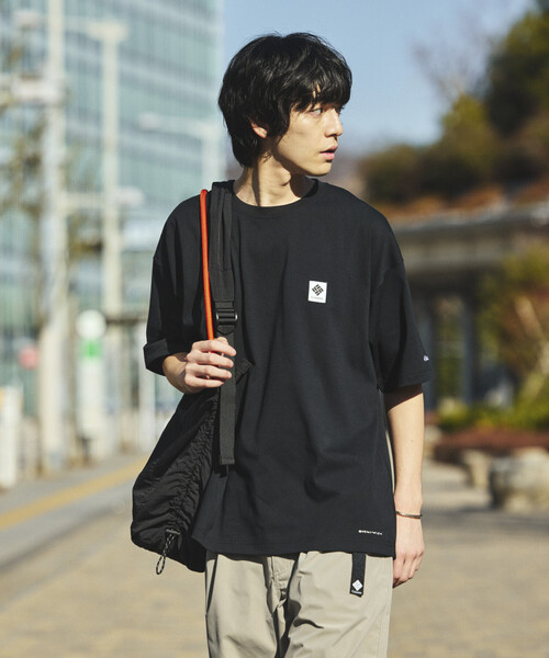 tシャツ 限定展開 Columbia×FREAK'S STORE/コロンビア 別注 インペリアルパーク バックプリント クルーネックTシャツ メンズの画像