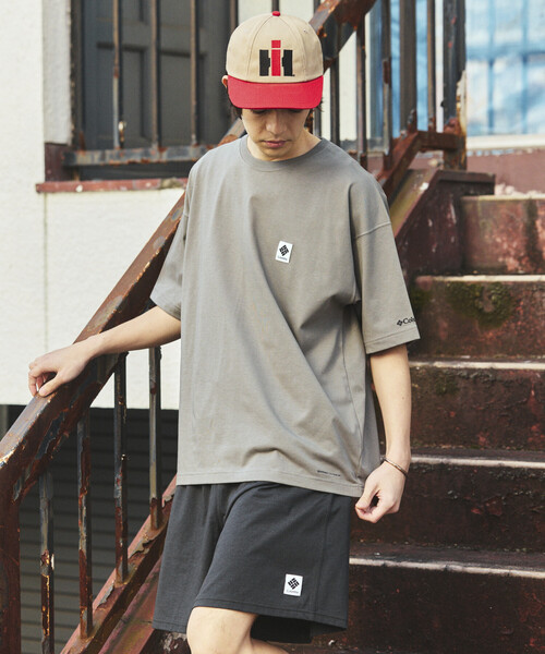 tシャツ 限定展開 Columbia×FREAK'S STORE/コロンビア 別注 インペリアルパーク バックプリント クルーネックTシャツ メンズの画像