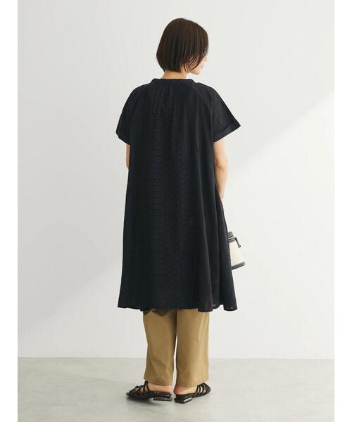 「Green Parks」 「chocol raffine robe」半袖ワンピース FREE ブラック レディース_画像4