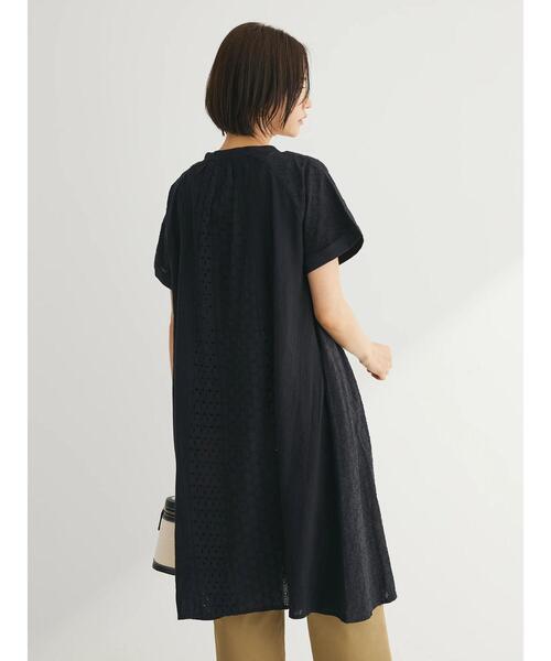 「Green Parks」 「chocol raffine robe」半袖ワンピース FREE ブラック レディース_画像7