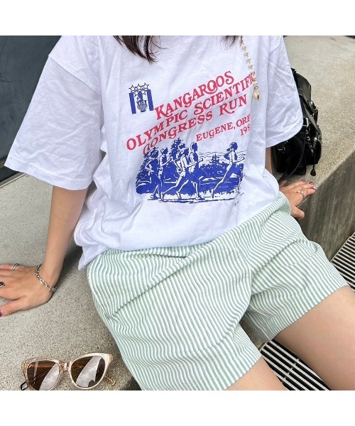 パンツ ストライプショートパンツ レディース : ZOZOTOWN Yahoo!店