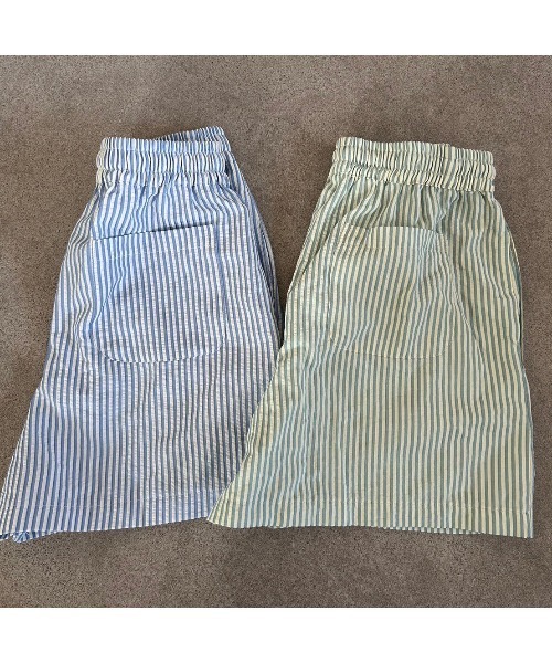 パンツ ストライプショートパンツ レディース : ZOZOTOWN Yahoo!店