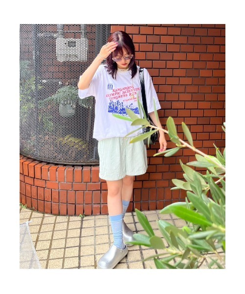 パンツ ストライプショートパンツ レディース : ZOZOTOWN Yahoo!店