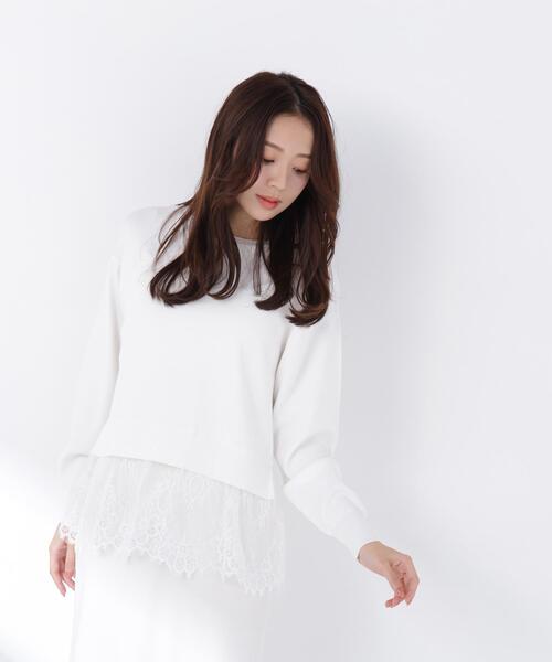 NATURAL BEAUTY BASIC（ナチュラルビューティーベーシック） ニット