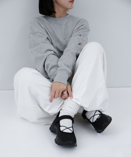 「KBF」 ローカットスニーカー 38 ブラック レディース_画像5