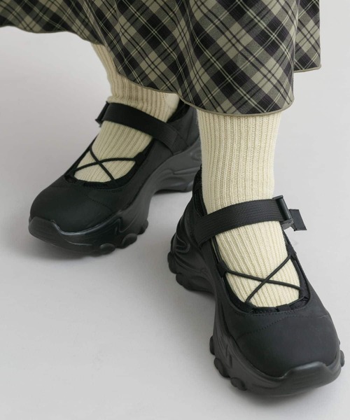 「KBF」 ローカットスニーカー 38 ブラック レディース_画像8