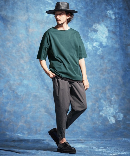 Jih Nunc（ジーヌンク） tシャツ mt10230-ルーズネックカットソー(JIH