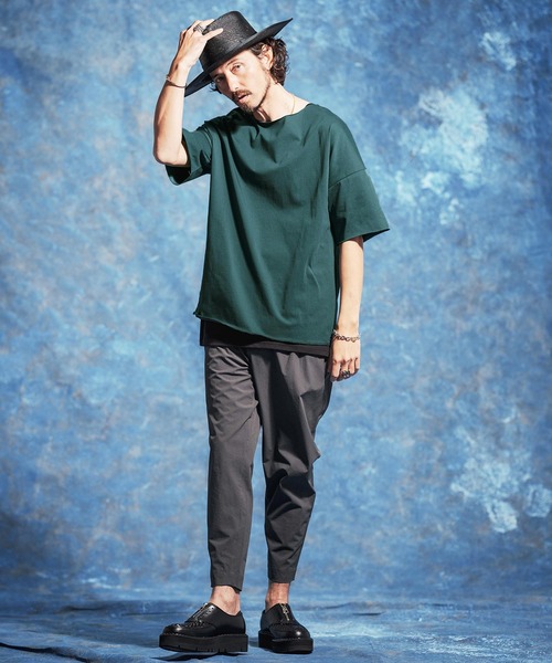 Jih Nunc（ジーヌンク） tシャツ mt10230-ルーズネックカットソー(JIH