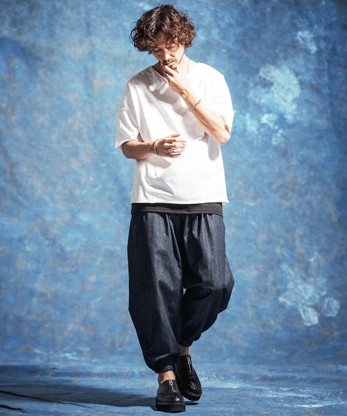 Jih Nunc（ジーヌンク） tシャツ mt10230-ルーズネックカットソー(JIH