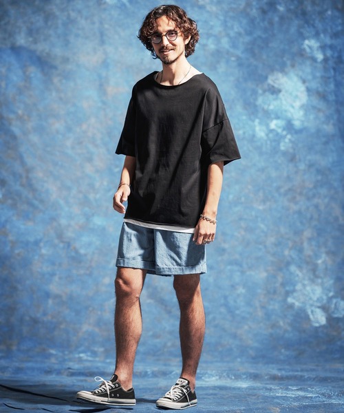 Jih Nunc（ジーヌンク） tシャツ mt10230-ルーズネックカットソー(JIH