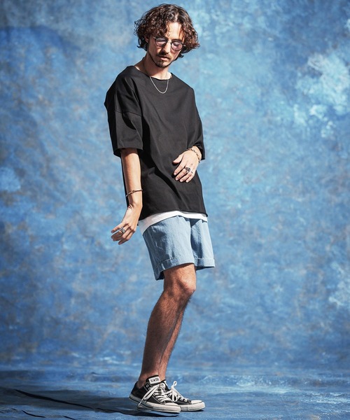 Jih Nunc（ジーヌンク） tシャツ mt10230-ルーズネックカットソー(JIH