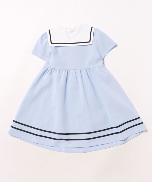 「CHOPIN deux」 「KIDS」半袖ワンピース 140cm ネイビー キッズ_画像2