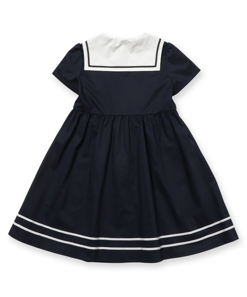 「CHOPIN deux」 「KIDS」半袖ワンピース 140cm ネイビー キッズ_画像9