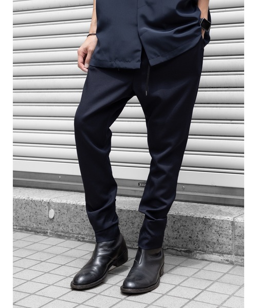 「ato」 サルエルパンツ 48 ブラック メンズ_画像4