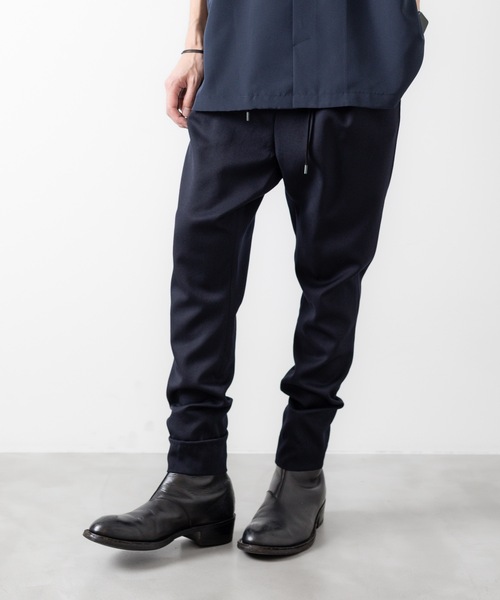 「ato」 サルエルパンツ 48 ブラック メンズ_画像9