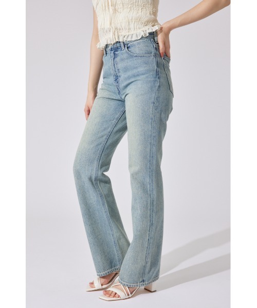 「rienda」 デニムパンツ X-SMALL ブラック レディース_画像9