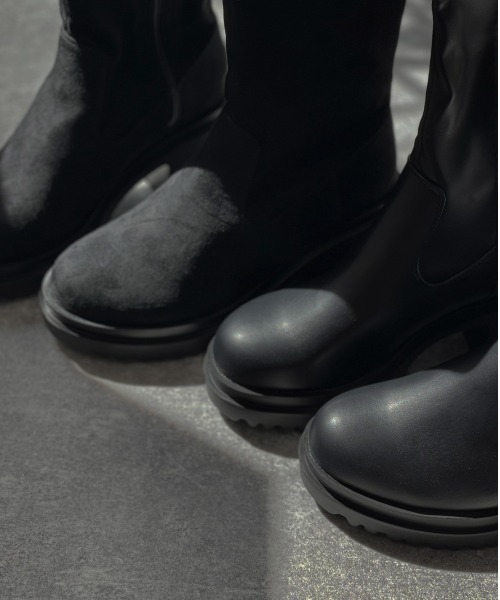 「Shoes in Closet」 ロングブーツ L ブラック レディース_画像4