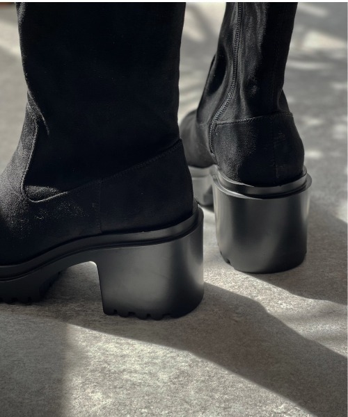 「Shoes in Closet」 ロングブーツ L ブラック レディース_画像5