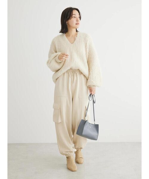 「KBF」 長袖ニット FREE ブルー レディース_画像3