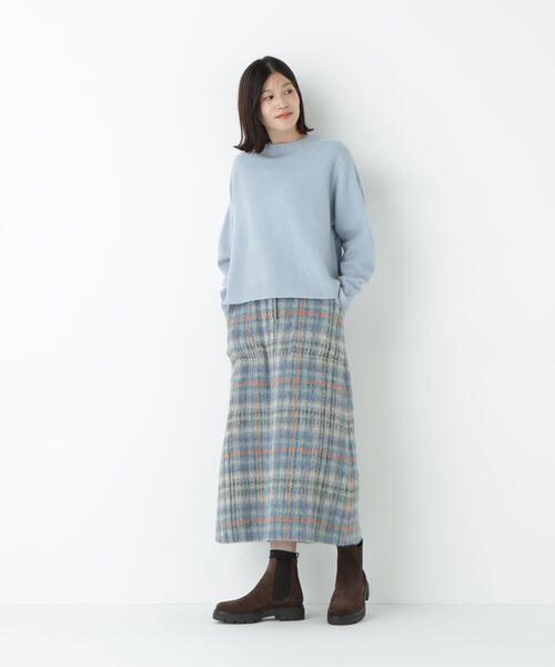 「human woman」 長袖ニット MEDIUM オレンジ レディース_画像9