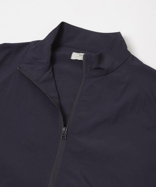 ソニーレーベル　撥水スタンドカラーナイロンブルゾン　黒 Sonny Label｜撥水スタンドカラーナイロンブルゾン | Rakuten Fashion
