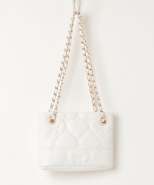 APEE ハンドバッグ QUILTED HEART MONOGRAM HANDBAG : ZOZOTOWN Yahoo 