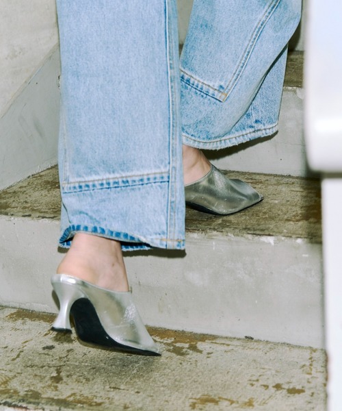 JOSE MOON（ジョゼムーン） サンダル ミュール OBLIQUE TOE SANDAL