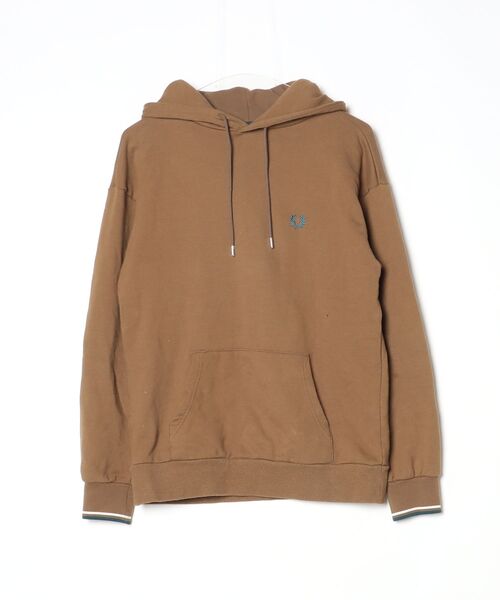 FRED PERRY（フレッドペリー） プルオーバーパーカー S キャメル 
