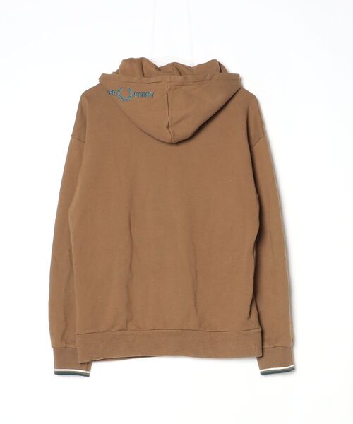 FRED PERRY（フレッドペリー） プルオーバーパーカー S キャメル 