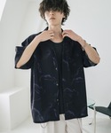 アロハシャツ シャツ 半袖 接触冷感 花柄 ペ...の詳細画像2