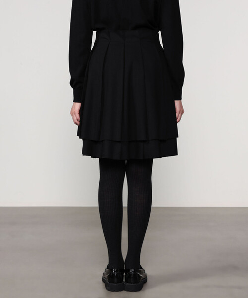 「Bshop」 「eunoia」プリーツスカート S ブラック レディース_画像6