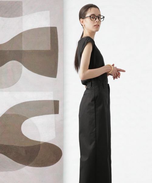 「Apo(s)ture」 チノパンツ S ネイビー レディース_画像5