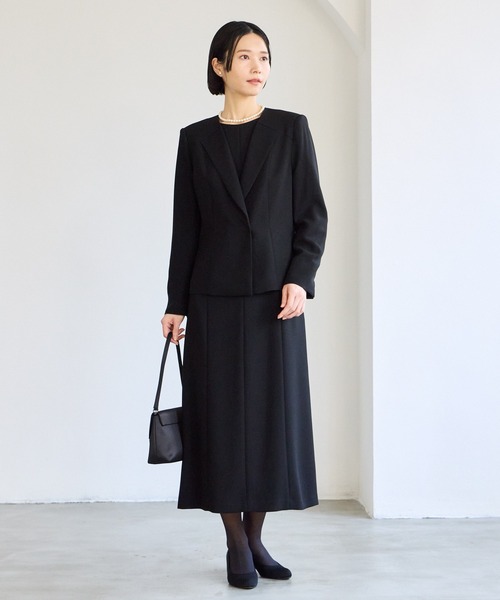 「AIMER」 長袖ワンピース LARGE ブラック レディース_画像4
