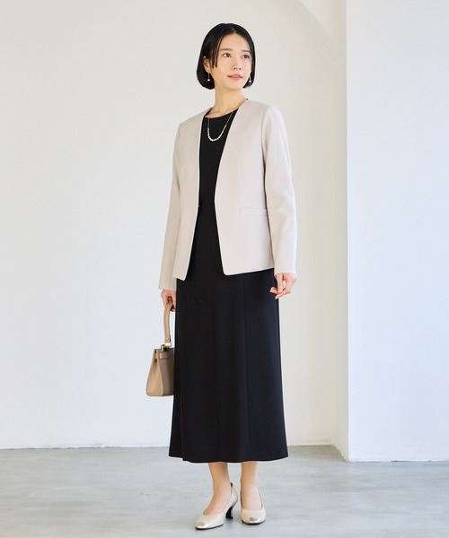 「AIMER」 長袖ワンピース LARGE ブラック レディース_画像6