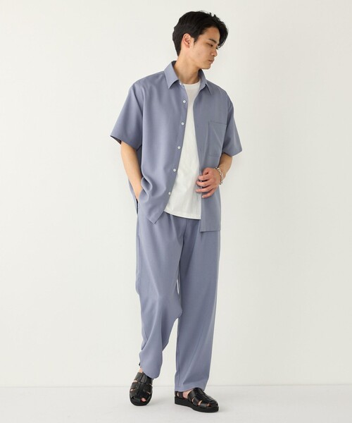 洗える 撥水 ストレッチ 速乾✨WWS 2本セット SHIPS Colors（シップスカラーズ） ワイドパンツ パンツ SHIPS Colors