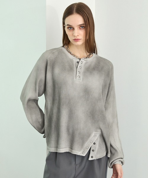 「Spielio」 長袖Tシャツ S グレー メンズ_画像7